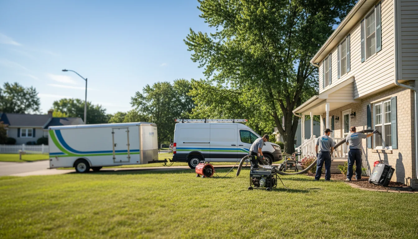 Flooded Basement Restoration And Cleanup With Repair in Laingsburg, MI near me